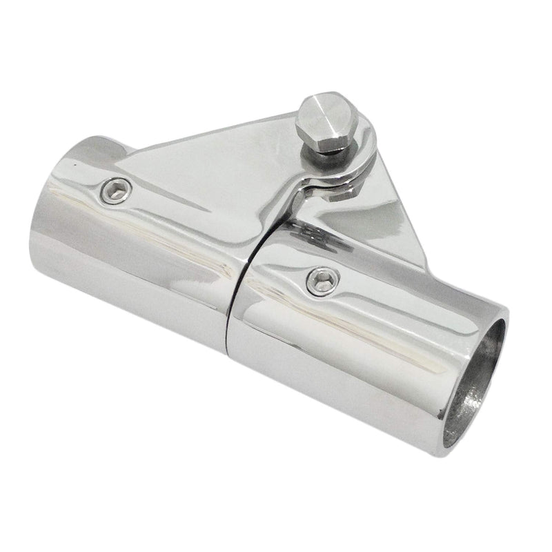 NRC&XRC 316SS Boat Tube Connector,Boat Rail Fittings Folding Swivel Connector for 3/4INCH O.D. Tube/Pipe of Marine Boat Yacht