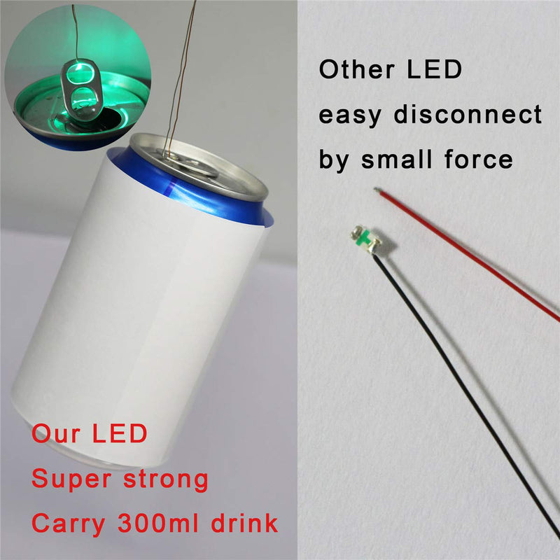 25 pcs Pre-soldered Rainbow RGB Flashing SMD Led 0605 + Muti-Resistor Micro Litz Wired Leads (1)rainbow Fast & Slow 25 Count (Pack of 1)
