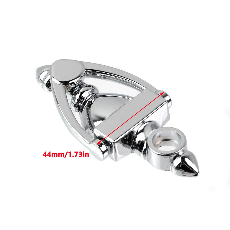 Antrader Door Knocker and Viewer, 160-Degree View Angle,4 Inch Height, Satin Nickel,1 Pack