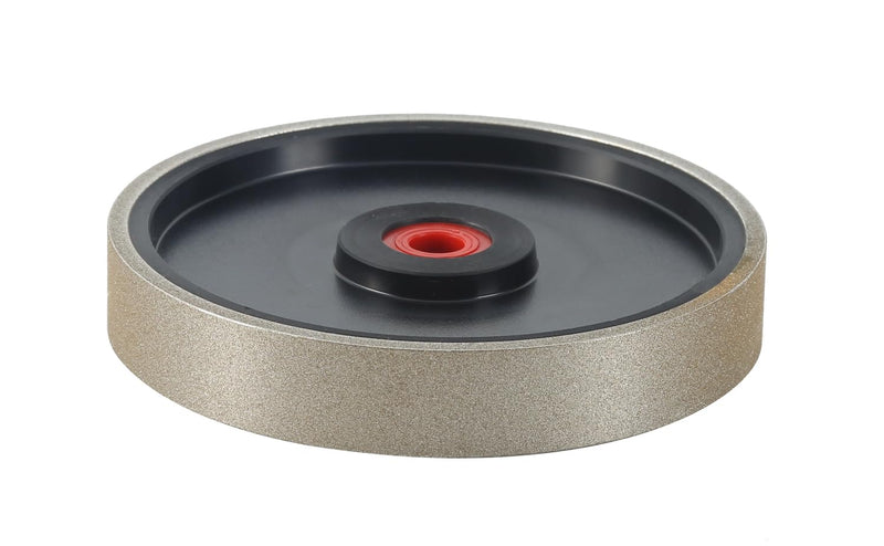 CBN Grinding Wheel with 6 inch, Plastic Body,Adjustable Bore,1'' Wide, Suitable for high-Speed Steel,for All Kinds of 6 inch Bench Grinders(150 Grit) 150 Grit