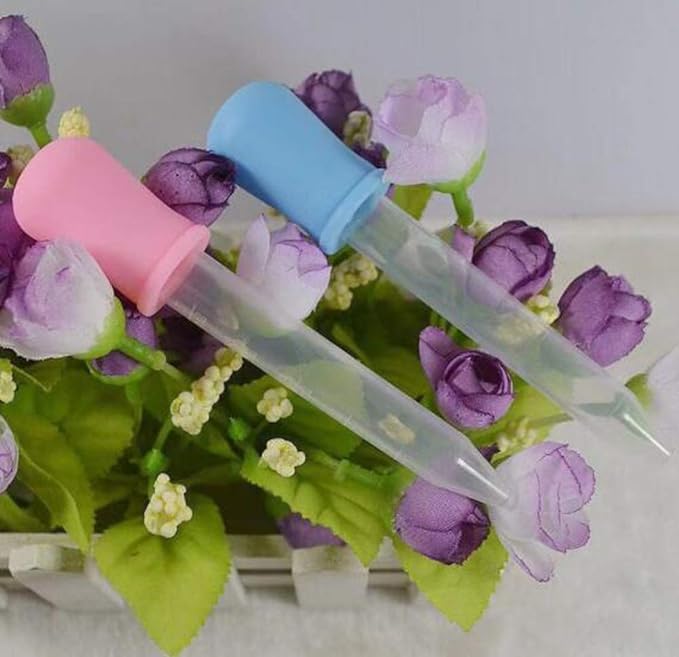 HJ Baby Sucking Dropper Medicine Dropper Liquid Dropper Medicine Graduated Baby (Pink, Set of 10) - NewNest Australia