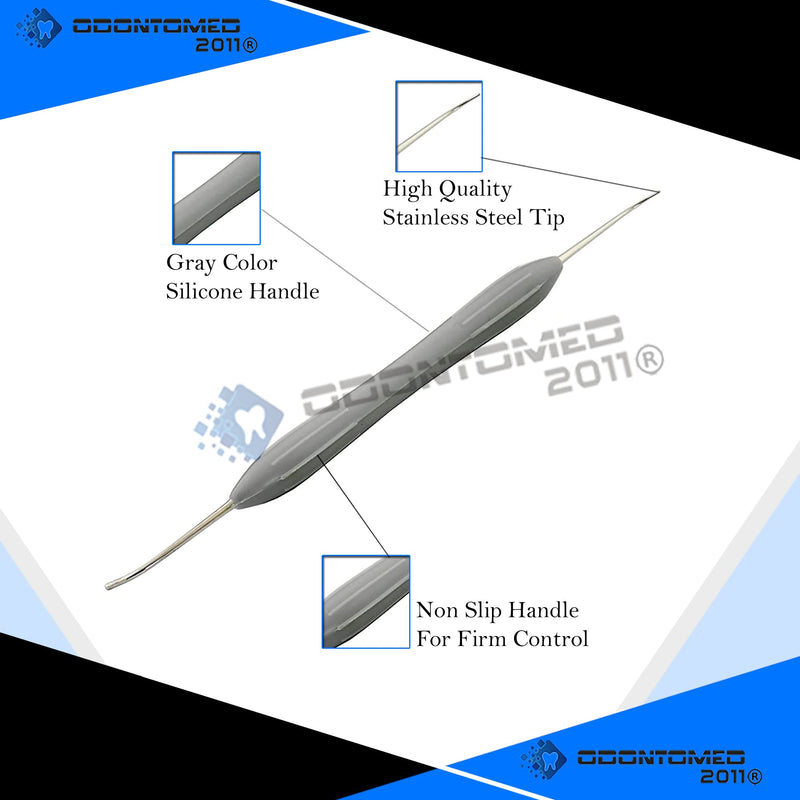 OdontoMed2011 Silicone Handle Dental Composite Filling Instruments Kit 5pcs Tools DN-2285 ODM