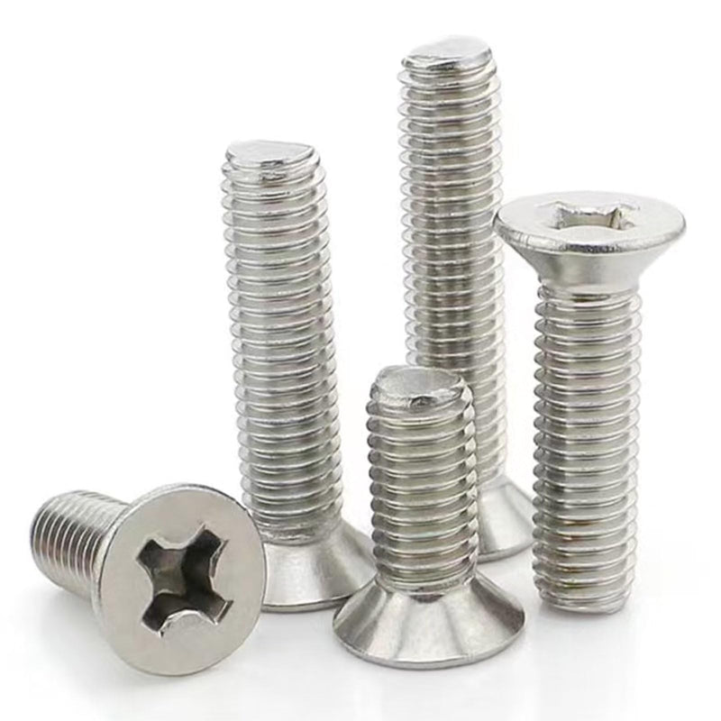 M2-0.4 x 25mm Flat Countersunk Head Machine Screws, Phillips Drive, Cross Screw，304 Stainless Steel,A2-70,GB819,Full Thread,Fasteners Bolts 100 PCS M2-0.4 x 25mm（100 Pcs）