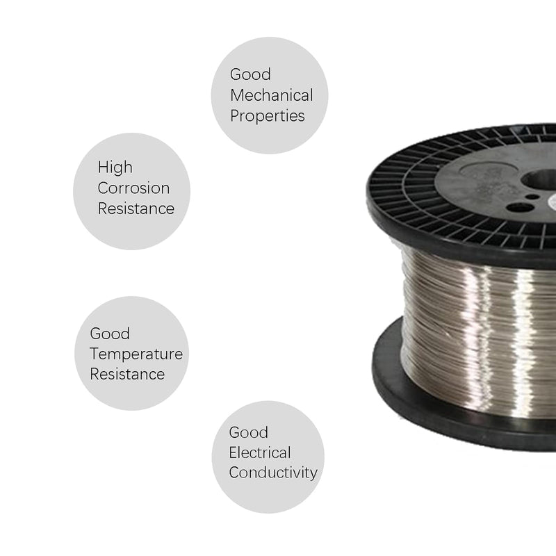 TEN-HIGH Nickel Wire 1mm x 16.4ft(5M) High Pure Nickel Wire Processed Nickel Ore Raw Materials for Industrial Manufacturing Scientific
