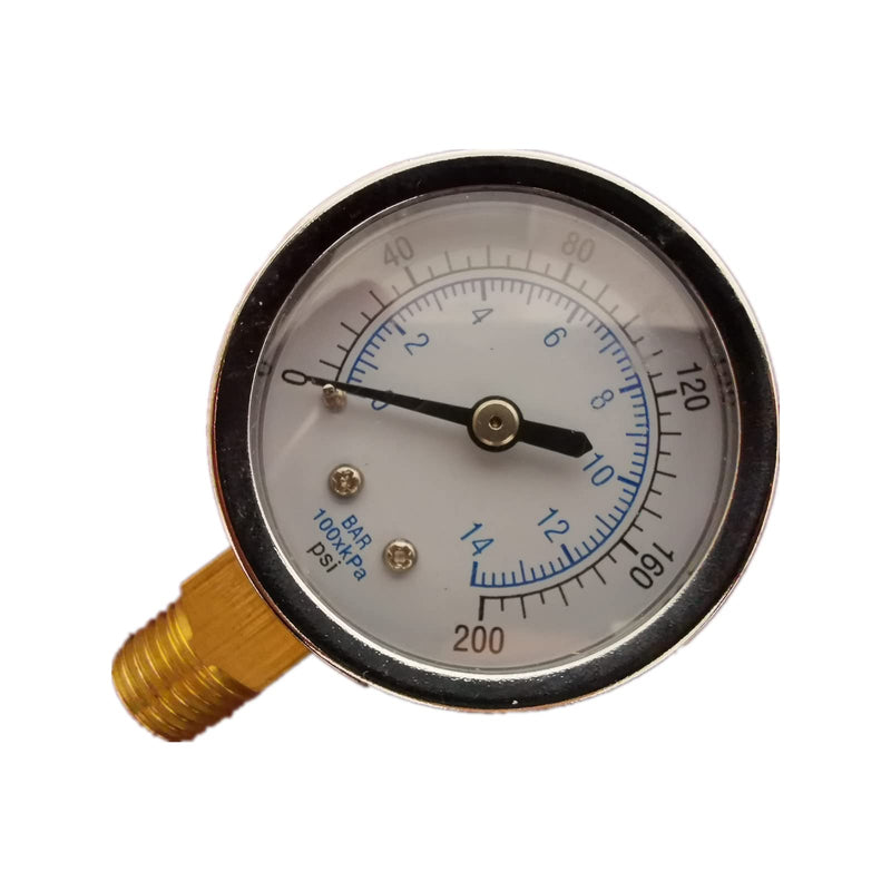 26 AMP H/D Pressure Switch Air Compressor 95-125 Pis 4 Port w/0-200 psi Gauge & 150 psi Pop off valve