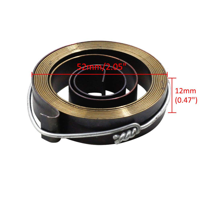 12mm/0.5" Width Drill Press Spring, Quill Feed Return Coil Spring Assembly - (1 Pc)