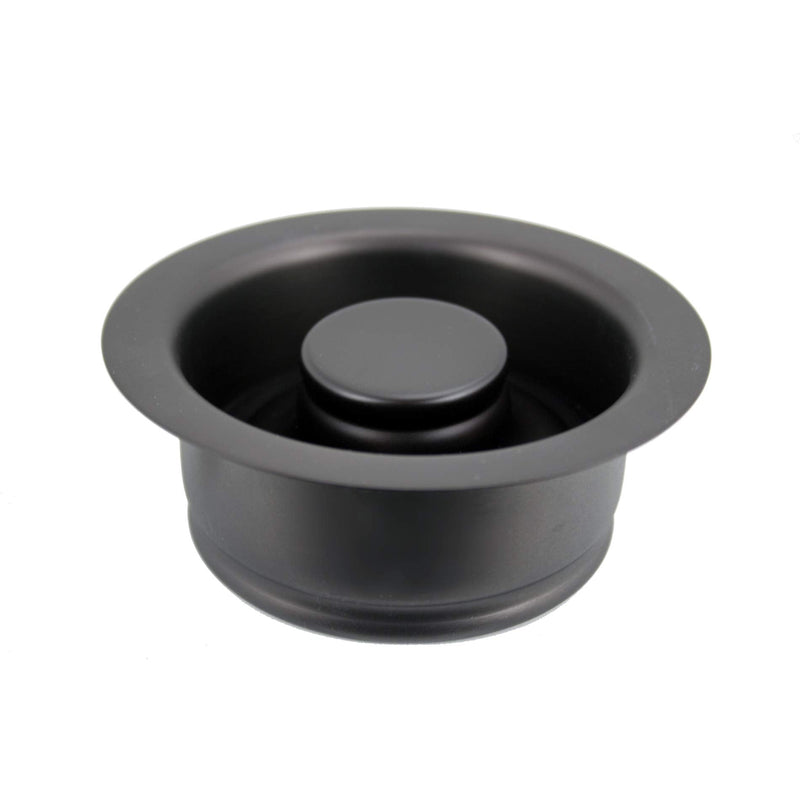 Westbrass D2155-12 Wing Nut Style Large Kitchen Basket Strainer with Waste Disposal Flange and Stopper, Oil Rubbed Bronze