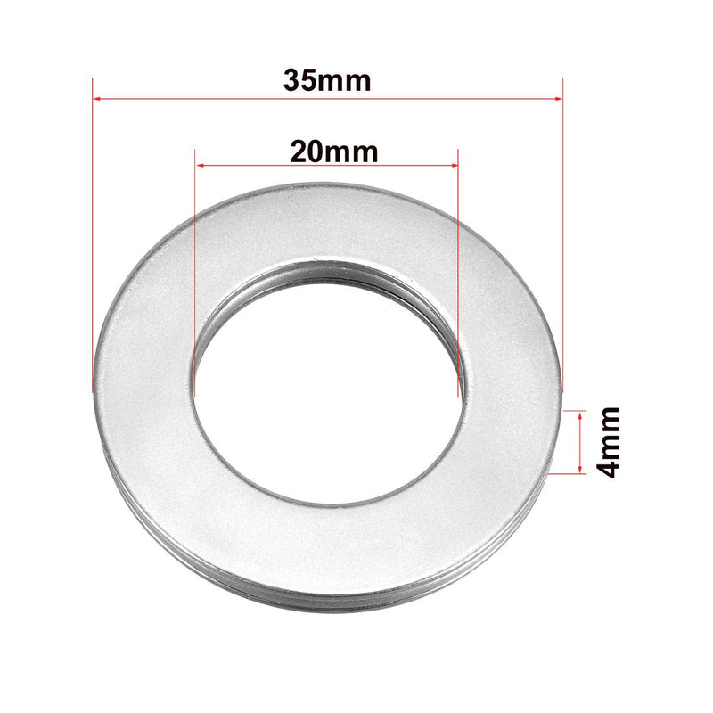 uxcell AXK2035 Thrust Needle Roller Bearings with Washers 20mm Bore 35mm OD 2mm Width 20mmx35mmx2mm