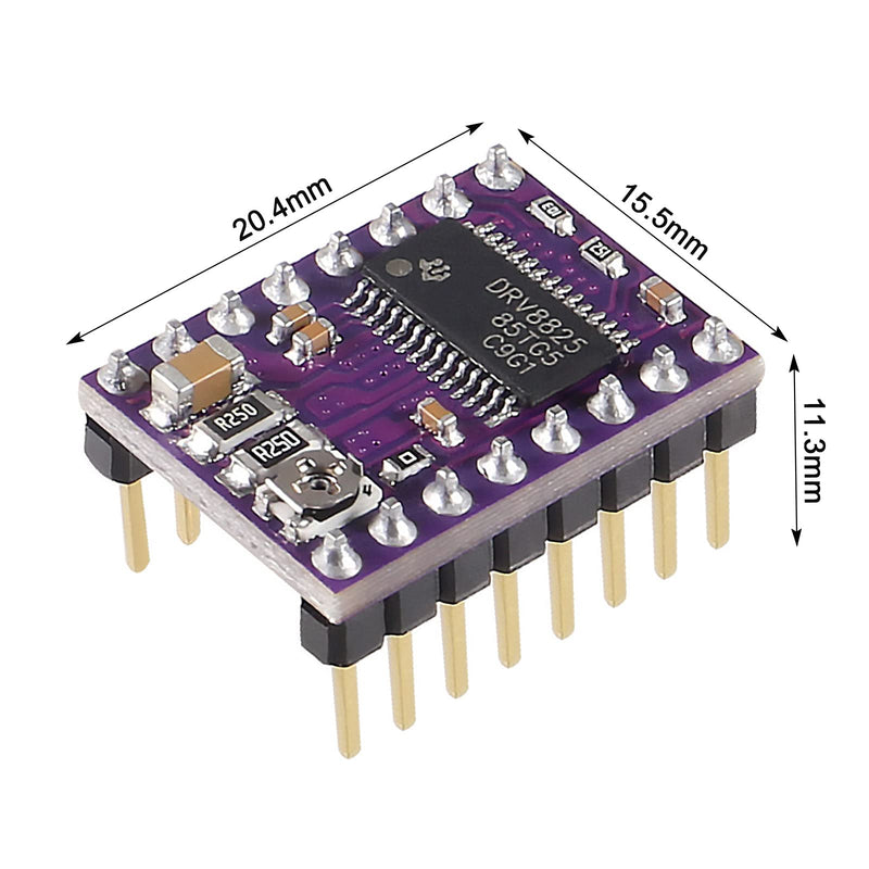 CNC Shield Expansion Board V3.0 + 4Pcs DRV8825 Stepper Motor Driver Module with Heat Sink for Engraver 3D Printer Ramps 1.4 StepStick