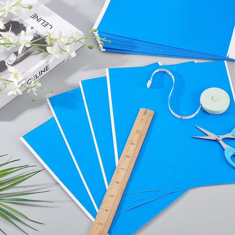 OLYCRAFT 20 Sheet Painters Tape for 3D Printers 7.9x9.8 Inch High Adhesive Tape Great for A Variety of Surfaces for Art Lab Labeling Classroom Decorations - RoyalBlue