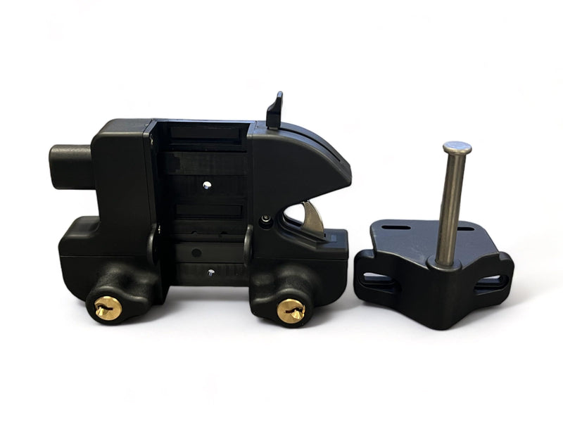 Traverse Gate Latch for 2"" Posts, Black
