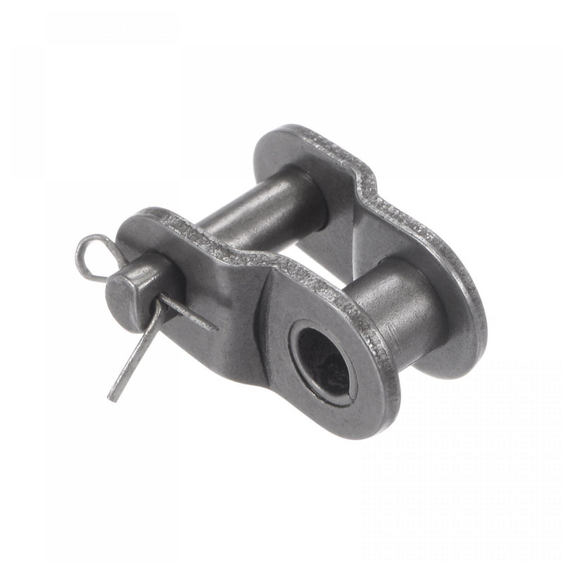 uxcell 6Pcs #35 Chain Offset Half Link Roller, 3/8" Pitch Carbon Steel, Standard Chain End Connector Split Links for 06C Chain