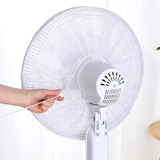 Qicai Xiaolu Fan Safety Cover, Fan Cover, Fan Cover, 9.1 - 17.7 inches (23 - 45 cm), Universal Safety Net, Fan Cover, For Kids, Anti-Sandwich Toe, Dustproof, Waterproof, For Household, 1 Piece, - NewNest Australia