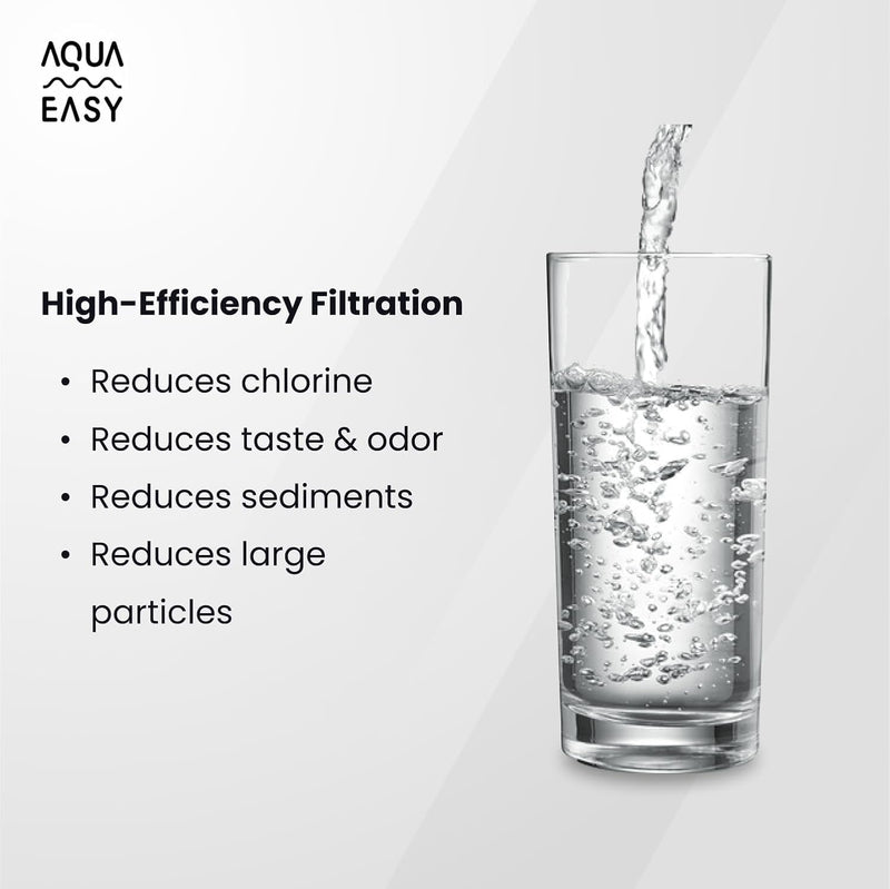 AquaEasy Go 4 Inch Activated Carbon Water Filter Candle (2 Piece) Replacement Gravity Water Filter Candle Compatible With AquaEasy Go and Gravity water filter systems