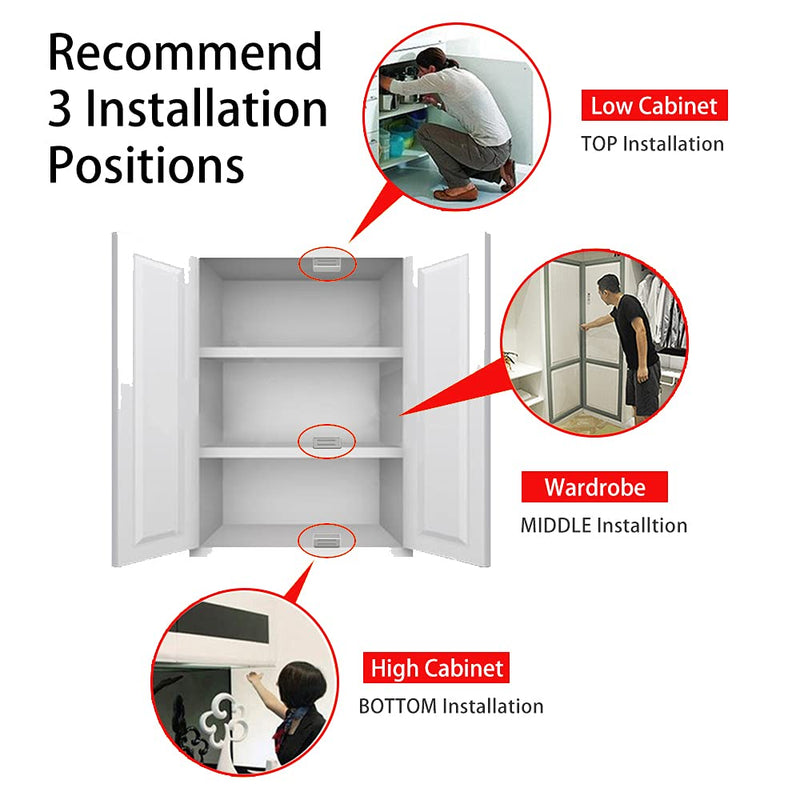 Magnetic Door Catches Self Adhesive Jiayi 8 Pack Cupboard Door Magnets Heavy Duty Cabinet Door Magnetic Catches and Latches for Kitchen Wardrobe Magnets Black Door Closers Magnet Closure Small-8 Pack