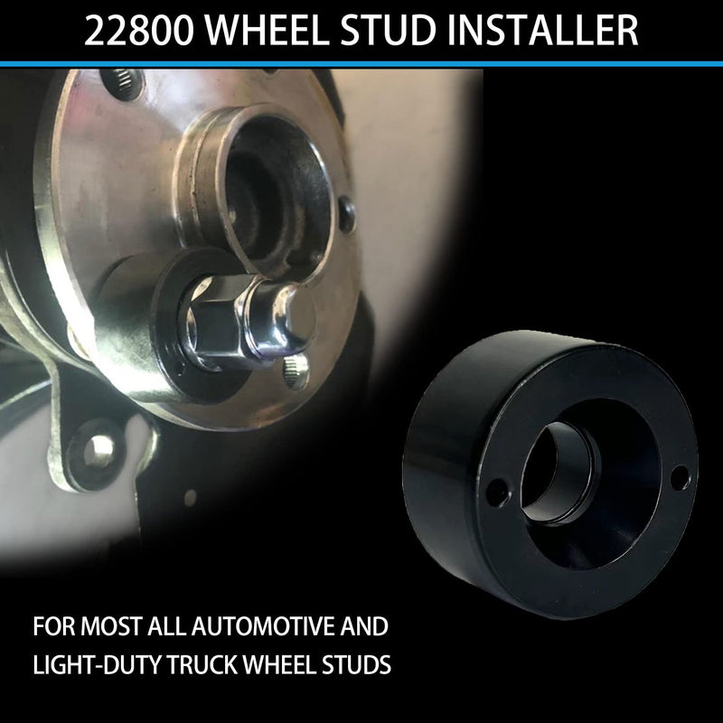 Wheel Stud Installer，22800 Wheel Stud Installer Tool Compatible with Most All Automotive and Light-Duty Truck Wheel Studs 2Pack 22800-2Pack