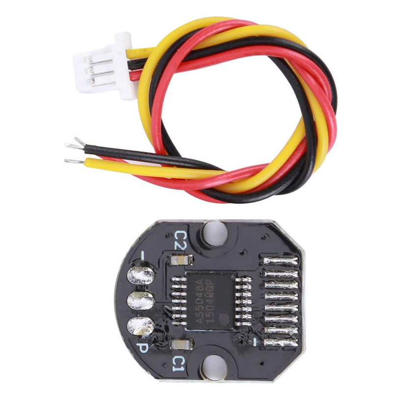Walfront AS5048A Magnetic Encoder, PWM SPI Interface 14 Bit AS5048A Magnetic Code Wheel Fit for Brushless Motor
