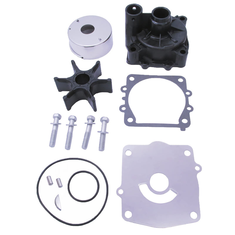 Boat Motor 6G5-W0078-01 6G5-W0078-A1-00 6G5-W0078-00 Water Pump Repair Kit with Housing for Yamaha 150HP 175HP 200HP 225HP V6 Outboard Engine, fit Sierra Marine 18-3311 18-3310