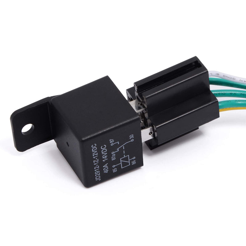 EHDIS 12V Motor Relay 5 Pin Coil 40amp Spdt Model No.: JD2912-1Z-12VDC 40A 14VDC, Contactor Relay Switch Power, Auto Switches & Starters, 5 Pack