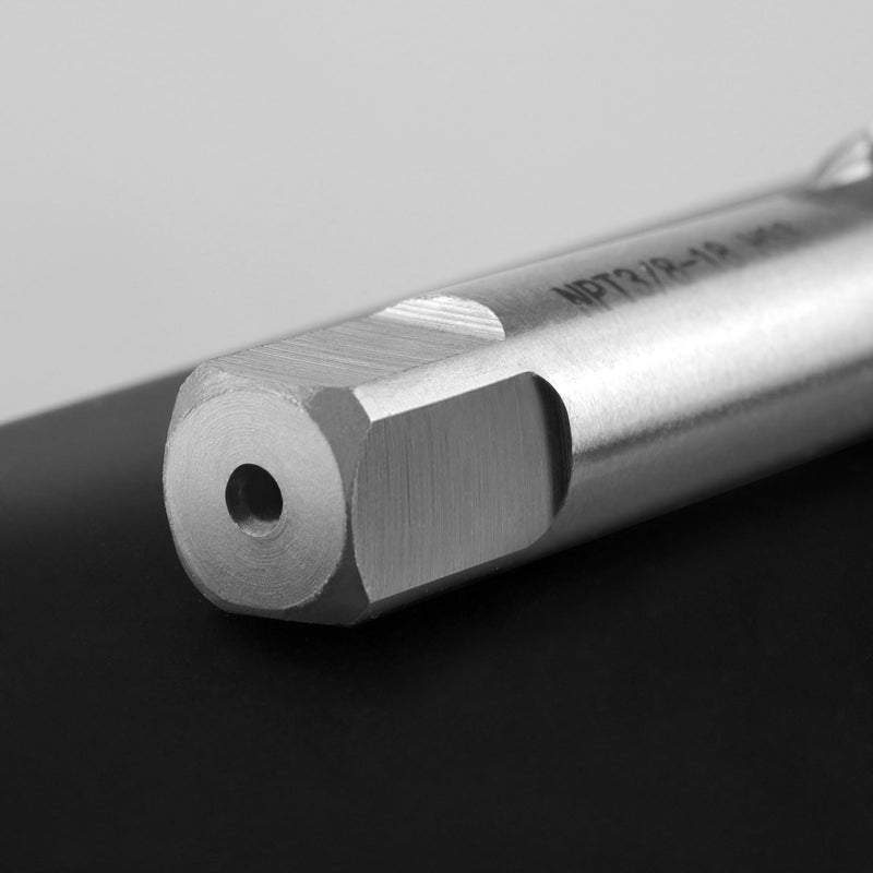 3/8" - 18 NPT Pipe Tap,1pc M2 NPT Tapered Pipe Thread Tap, Used for Conventional Machine Tapping or CNC Tapping, Can Tap Steel and Stainless Steel 3/8"-18