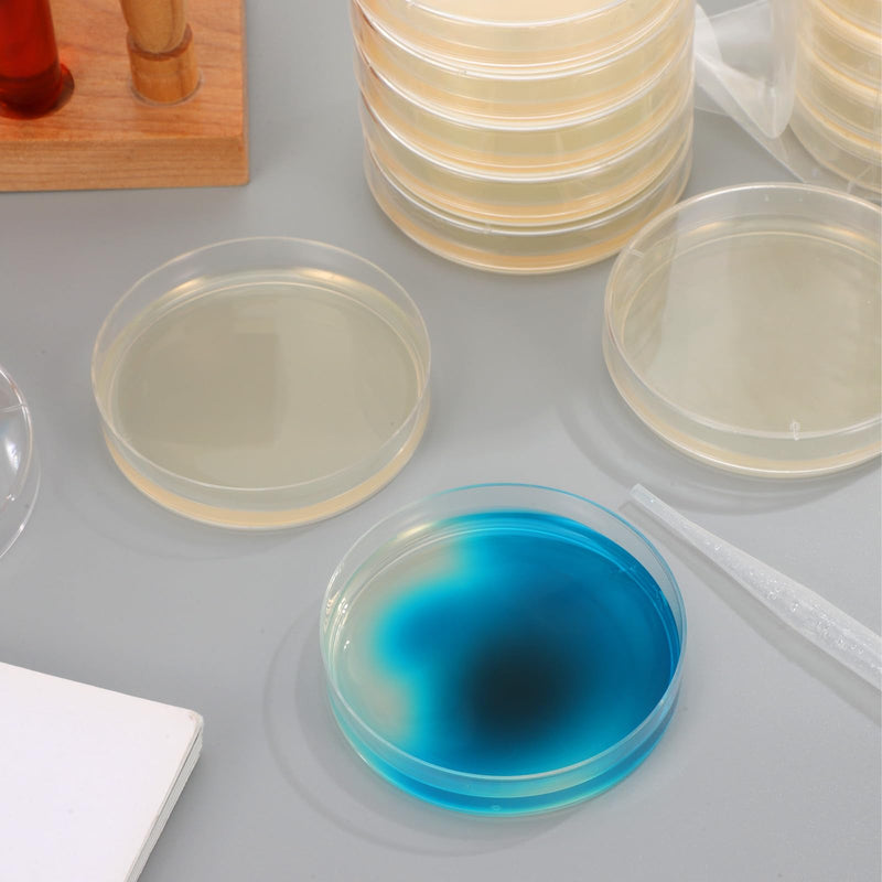 DOITOOL 20 Pcs Prepoured Agar Plates Agar Petri Dishes for Laboratory Science Experiments School Fair Projects