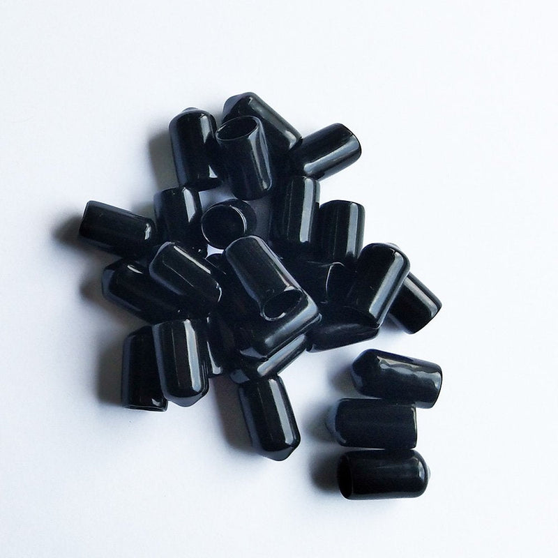 LGEGE - 3/8", 25 Pcs Black Screw Thread Protectors