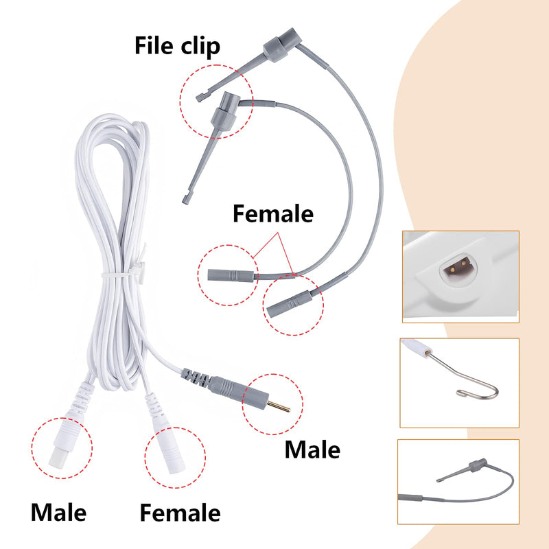 EustomA Testing Cord Autoclavable File Holder Stainless Hook for Apex Locator (RZ-C/RZ-B/RZ-B1)