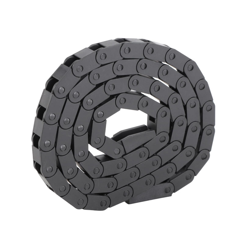 Garosa 1M 7x7MM CNC Machine Tool Cable Drag Chain Cable Drag Chain Bridge Type Nylon Wire Carrier for 3D Printer CNC Machine Electronic Equipment