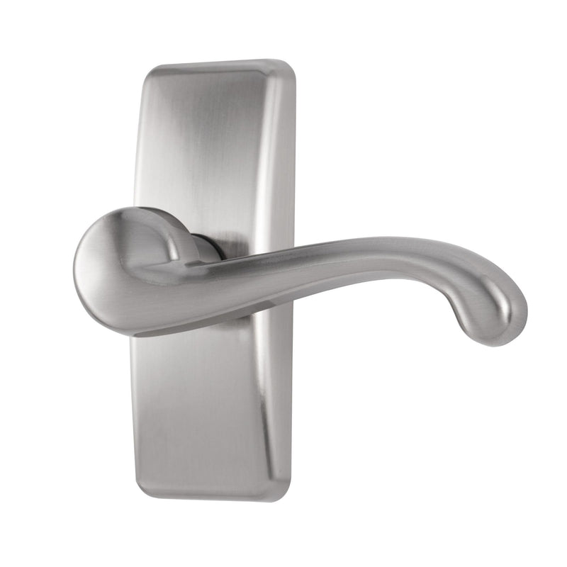 Ideal Security GL Lever Handle Set for Storm Doors and Screen Doors, Storm Door Handle Replacement, Screen Door Handle, Satin Nickel