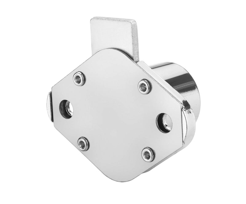801 Office Furniture Desk Drawer Lock Cabinet Door Locker with 2 Keys 7/8 in. Outside Diameter (2 Packs, chome, keyed different2) 801 Keyed Different Chrome, 2PACK