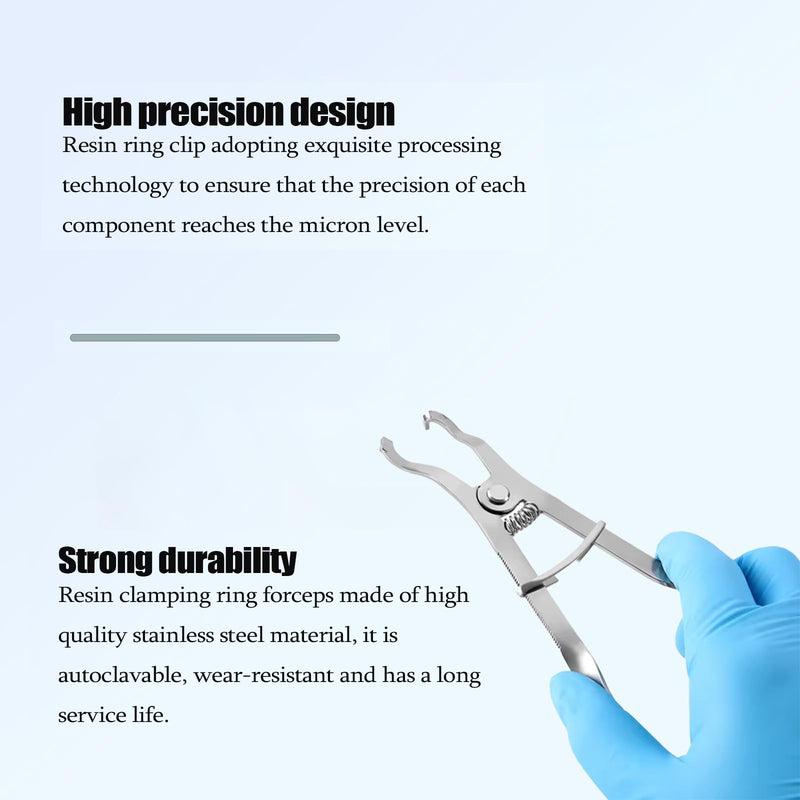 Dental Sectional Matrix Plier, Metal Matrics Band Forceps, Placement Resin Clamping Ring Clip, Lab Dentistry Tools Stainless Steel