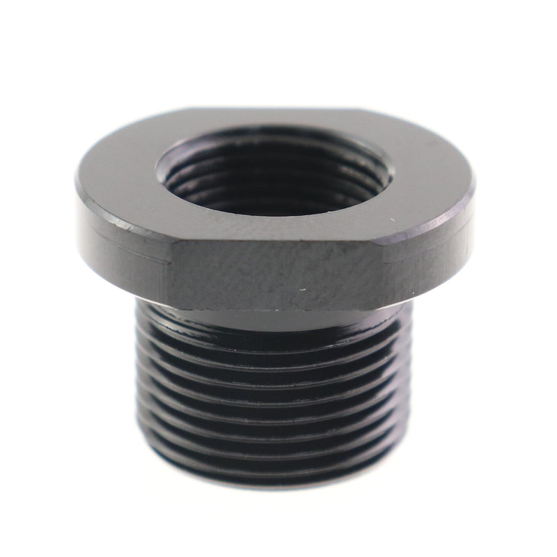 2PCS 1/2x28 Thread Adapters and Metal Washers Replacement Kit 5/8x24 Oil Filter Changeover Joint Industrial Externally Inserts Hardware Auto Part
