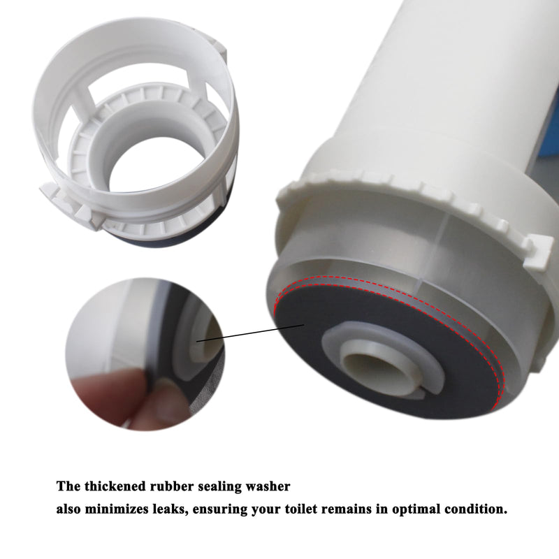 Toilet Flush Valve Replacement Part THU224 Compatible with TOTO Aquia Series Toilets Two-Piece Models CST414M / CST416M