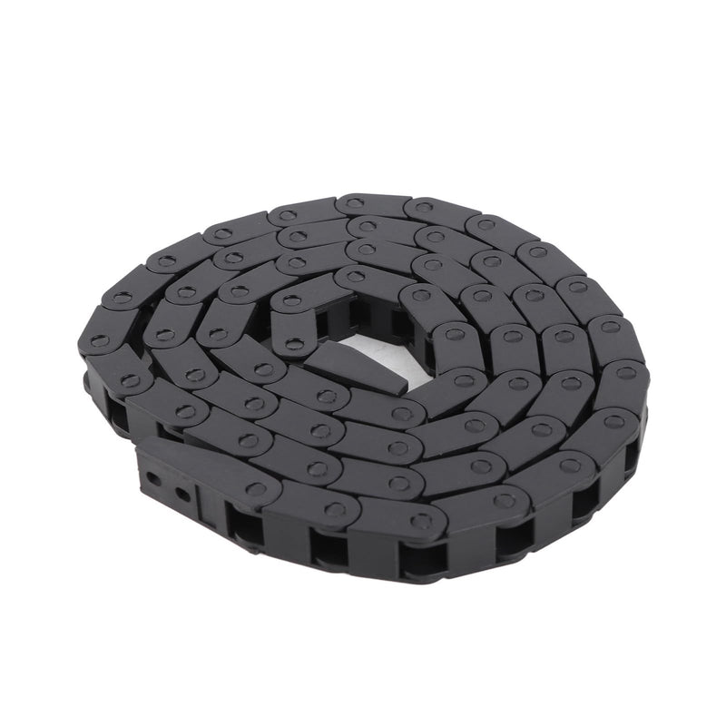 Garosa 1M 7x7MM CNC Machine Tool Cable Drag Chain Cable Drag Chain Bridge Type Nylon Wire Carrier for 3D Printer CNC Machine Electronic Equipment