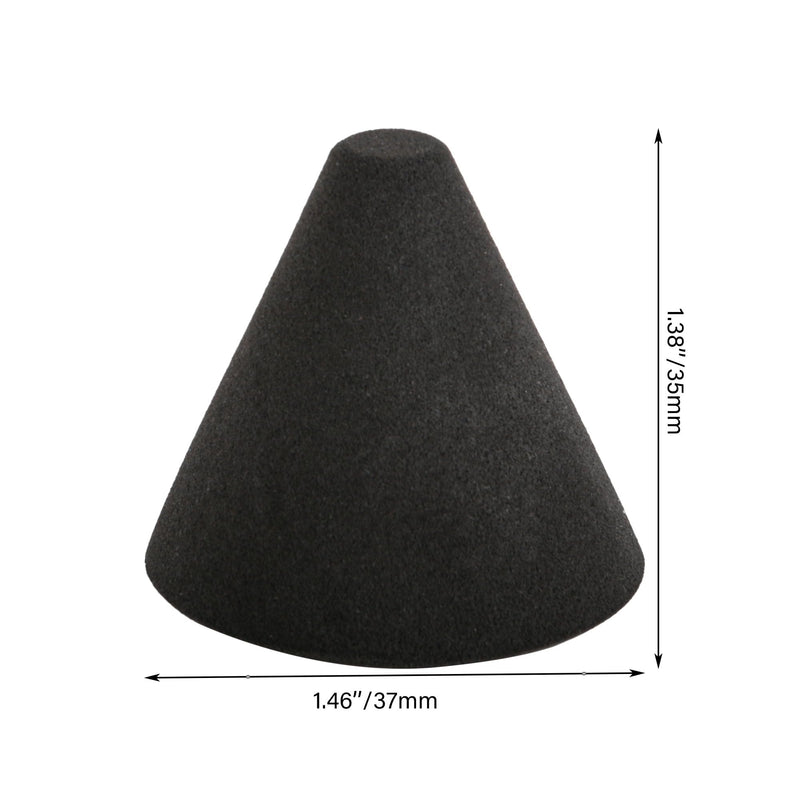 Bstinay Electronic Drum Piezo Trigger Cone Parts 1.38 x 1.46 Inch Black Pack of 5