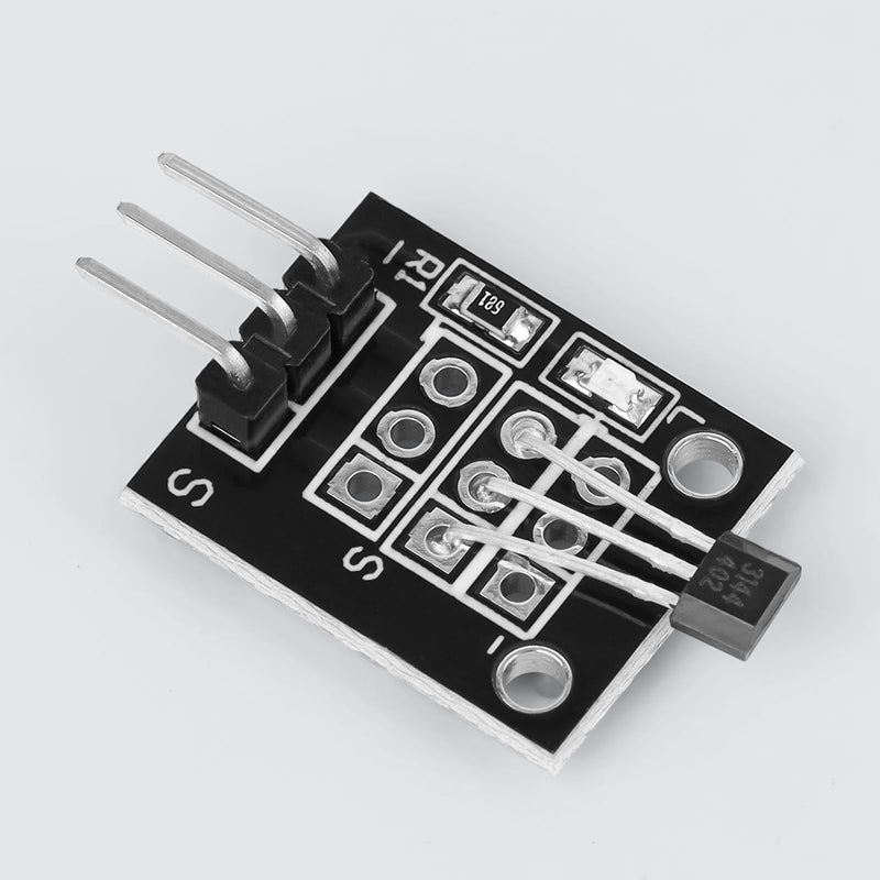 KY-003 Hall Effect Sensor Module A3144E Hall Effect Magnetic Sensor DC 3.3V-5V Pressure Sensors 6pcs for Arduino 6pcs hall effect sensor hall effect hall sensor contact sensor