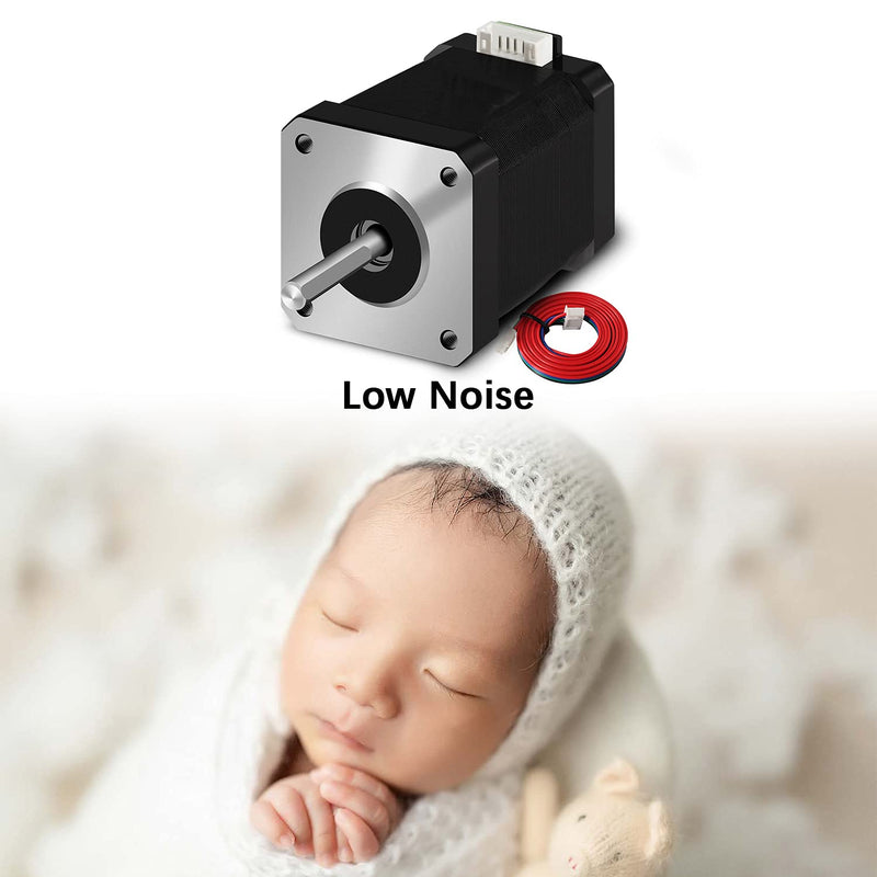 Nema 17 Stepper Motor 42x60mm 2.1A 2 Phase 4 Wires 1.8 Degrees with 1Meter Cable for 3D Printer Motors 42-60
