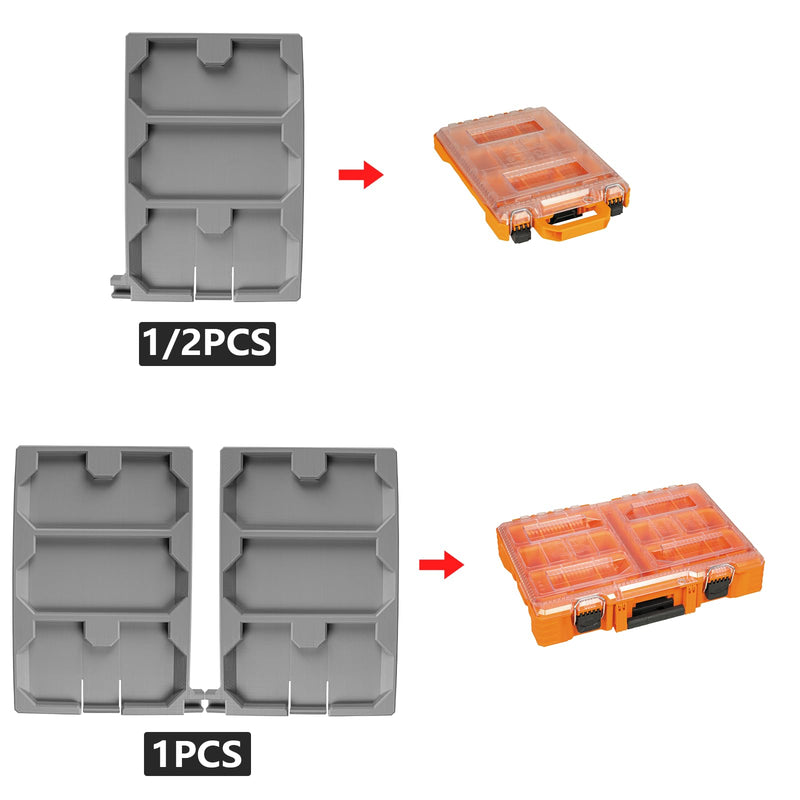 Adapter Board Compatible with Klein MODBOX, Compatible with Milwaukee Packout Toolboxes, Snap-On Storage Mounting Bracket, Workshop Organization System, Tool Storage Connector (1 Pcs) 1 Pcs