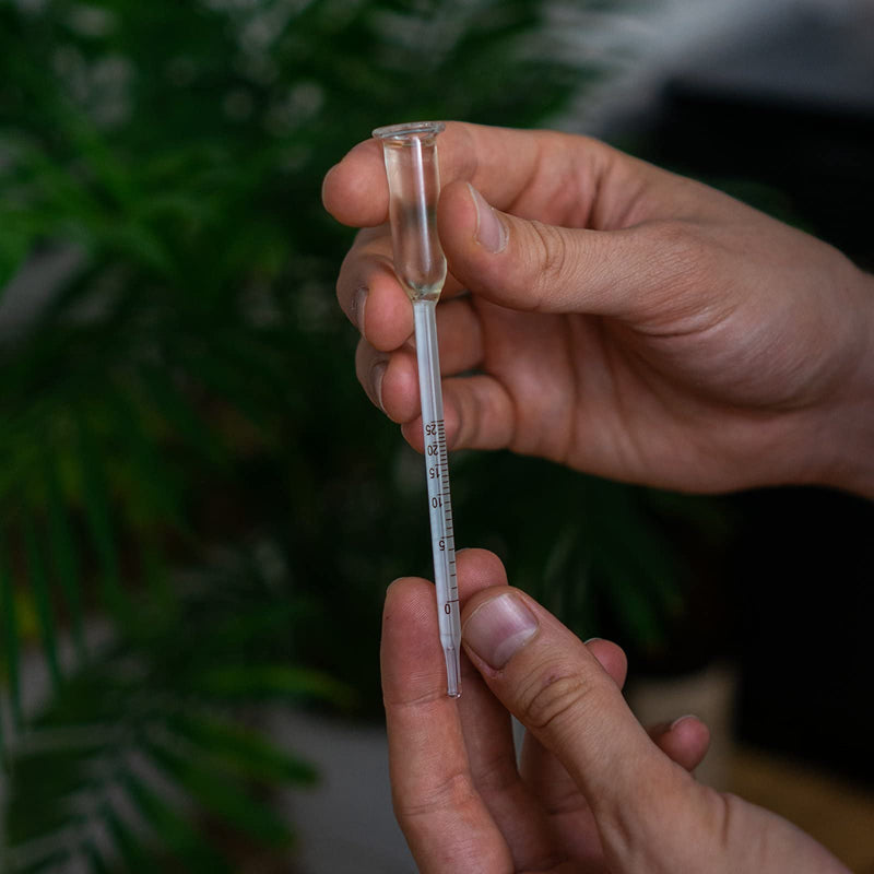 Vinometer for Wine, 0-25% Alcohol Meter Tester for Measuring The Percentage of Alcohol in Wine