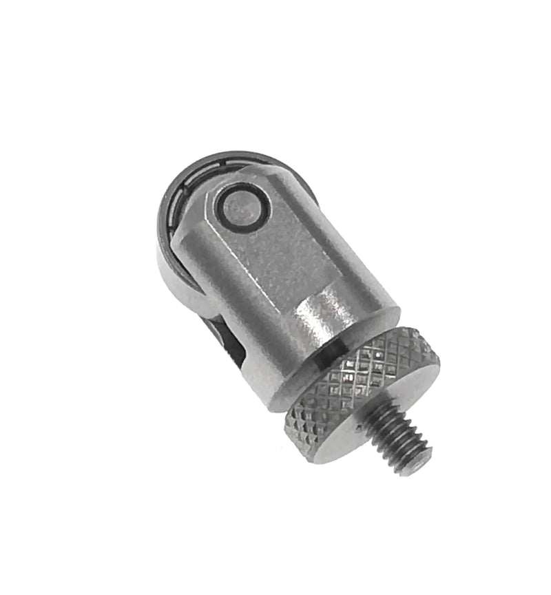 Roller Contact Point For Inch Dial Indicator Depth Gauge Tool 10mm Diameter Wheel 4-48 UNF Thread