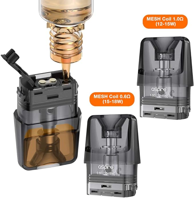 Replacement Card Ridge for Aspire Favostix POD Aspire Fabostics Replacement Cartridges 3 Pack (1.0Ω) - NewNest Australia