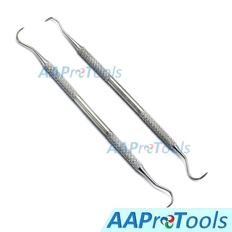 Dental Scaler Anterior Posterior New Periodontics Instrument 2 Pcs Set Sickle H6/h7, Jaquette U15/30