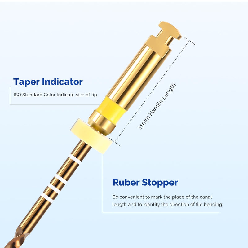 JMU Wave-G4 Files,Niti Rotary Files, #20-45 Mix(25mm),Reciprocating Rotation,Sequence Files, 4pcs/Pack 20-45 Mix (25mm) 1