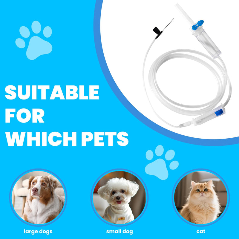 IV Extension Set, I.V Tubing, Tomes With 22G*0.7, 70-Inch Sterile Individual Packaging, Suitable For Laboratory And Veterinary Use, For Safe And Accurate Delivery Of Fluids (25） 25