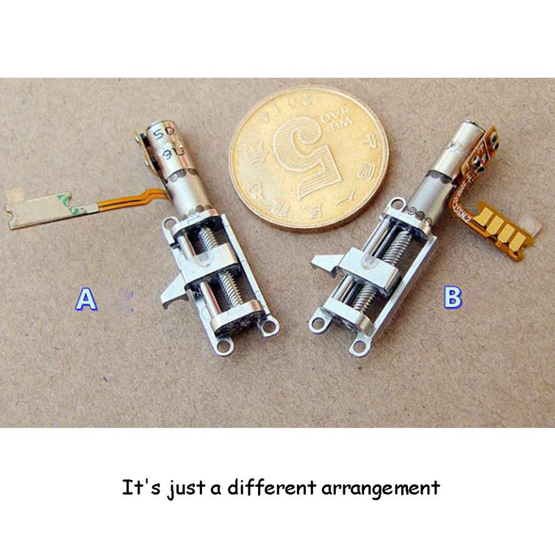 Acxico 1Pcs Mini Micro 4mm 5V 2-Phase 4-Wire Precision Planetary Gearbox Gear Stepper Motor Screw Metal Slider Nut Model A