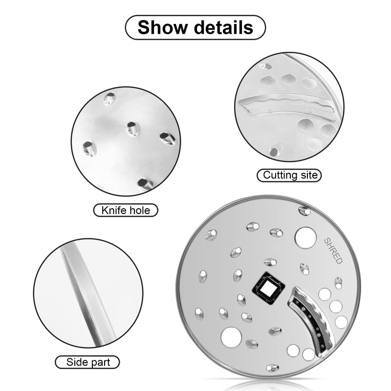 Food Processor Slice/Shred Disc Blade Replacement for Hamilton Beach 70730 70740、70670、70760