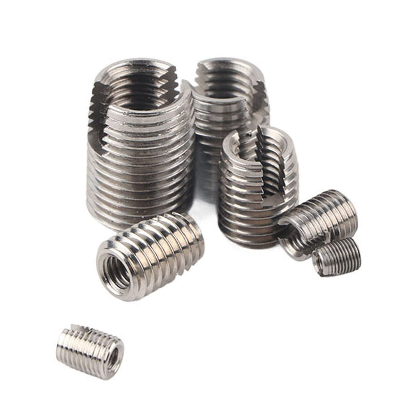 50Pcs Inner Thread Self Tapping Thread Inserts Set, Stainless Steel Thread Reinforce Repair Tool, Thread Repair Kit for Reinforcing and Repair Threads