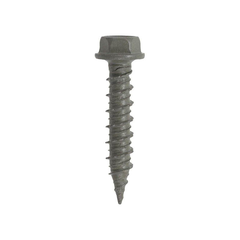 Power Pro Concrete Screw Anchors #410 Stainless Hex Washer (3/16" x 1-1/4") 50-Piece