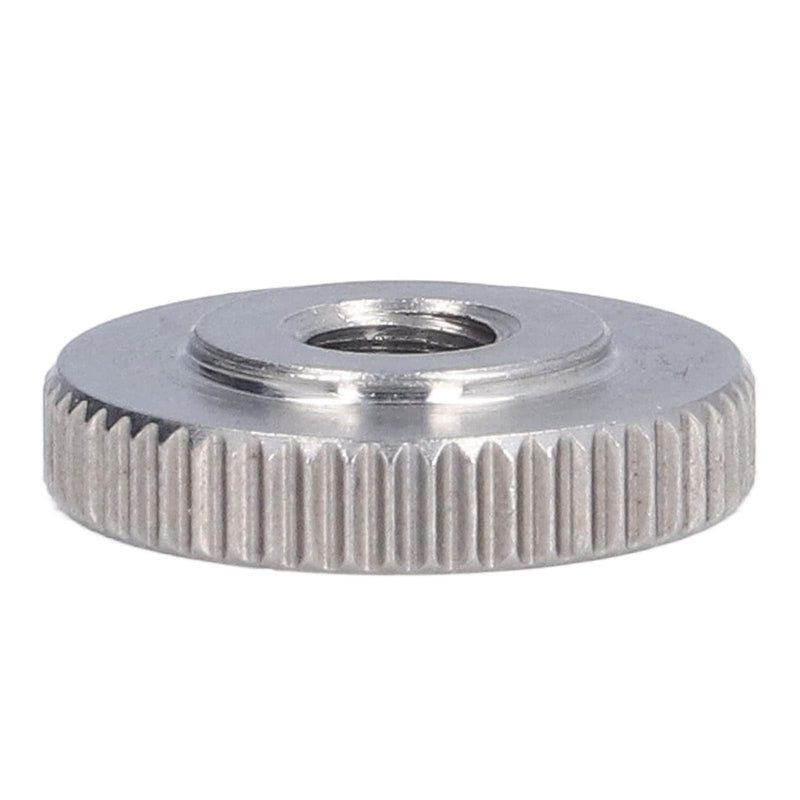 Knurled Thumb Nut 304 Stainless Steel Knurled Flat Head Through Hole Handle Nut Tightening Nut Knurled Knob(M6) M6