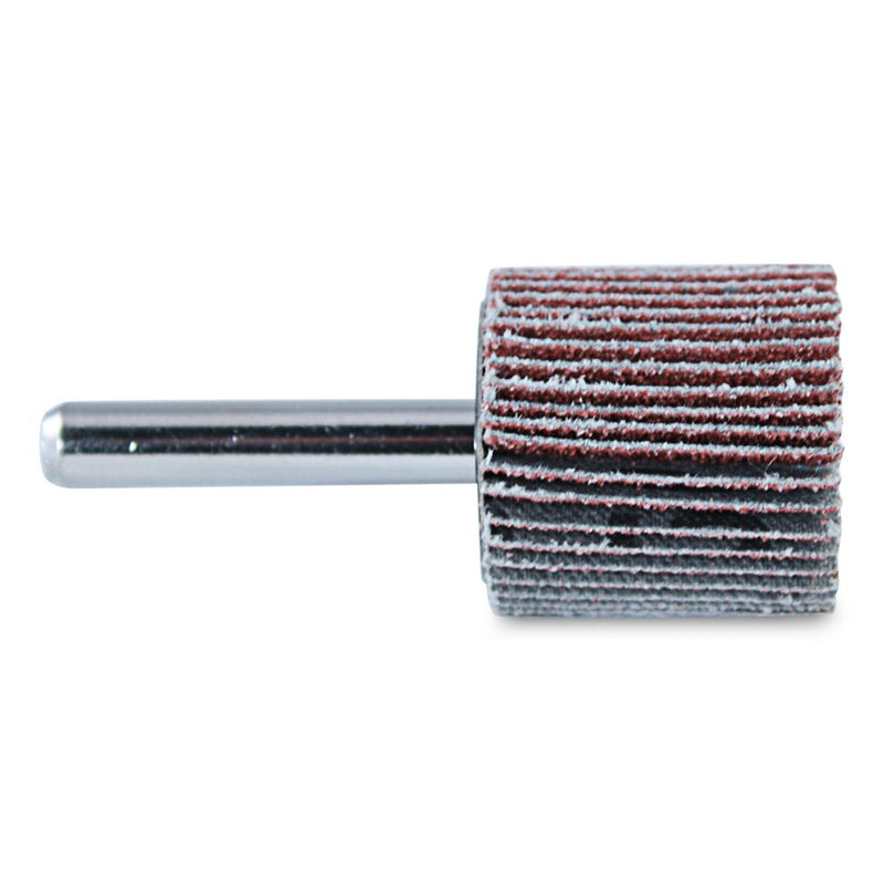 BHA Aluminum Oxide Shank Mounted Flap Wheels, 1” x 1” x 1/4”, 120 Grit - 5 Pack - NewNest Australia